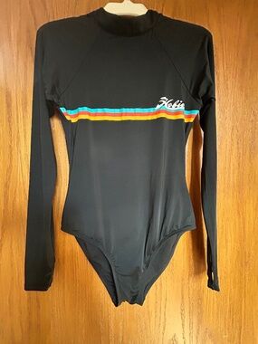 Hobie Long Sleeve One Piece Swimsuit/Wetsuit Medium Women